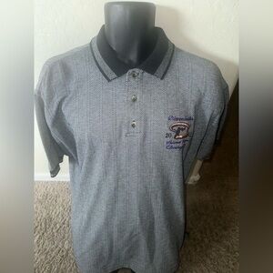 Men’s used dynasty size L large 2001 National League Champion polo grey vintage